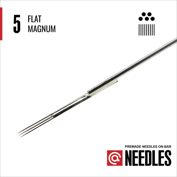 Flat Magnums - Traditional On-Bar Needles-LegendRotary.com