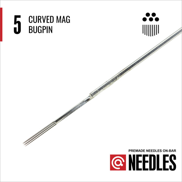 Bugpin Curved Magnums - Traditional On-Bar Needles-LegendRotary.com