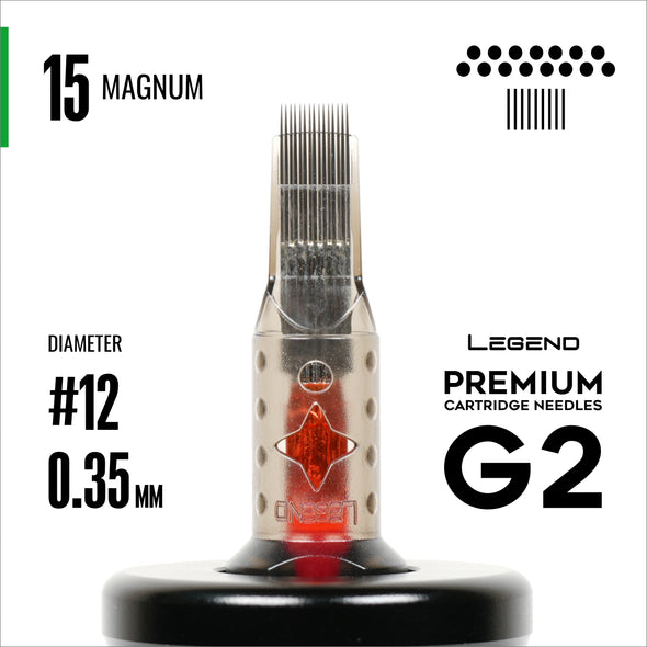 Legend Premium Cartridges G2 (2nd Gen) - Magnums - #12 (0.35mm) - 20/Box