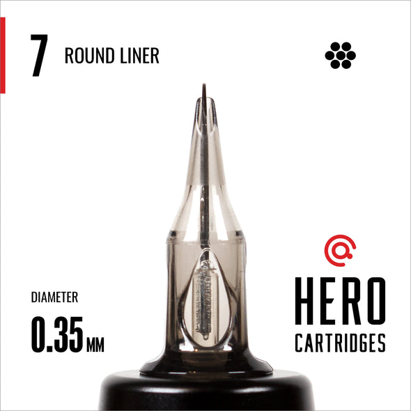 Hero Cartridges - Round Liners (20/Box)