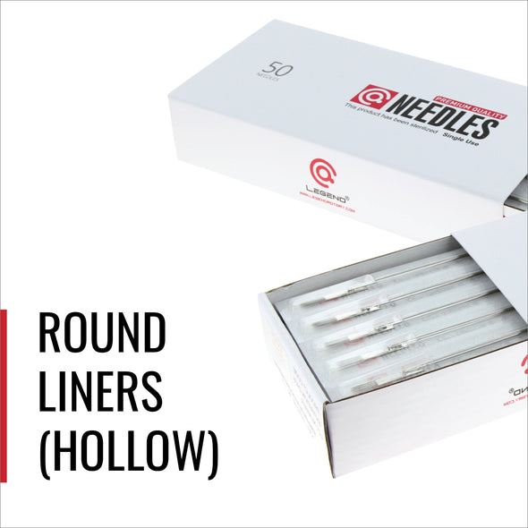 Halo Round Liners - Traditional On-Bar Needles-LegendRotary.com