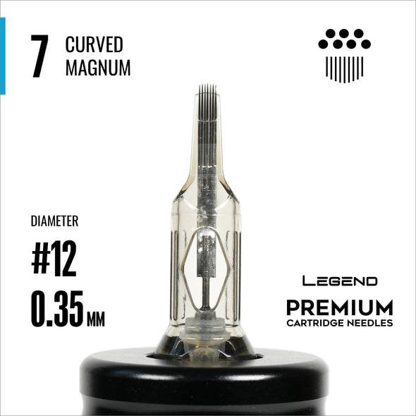 Legend Premium Cartridges - Curved Magnums - #12 (0.35mm) - 20/Box
