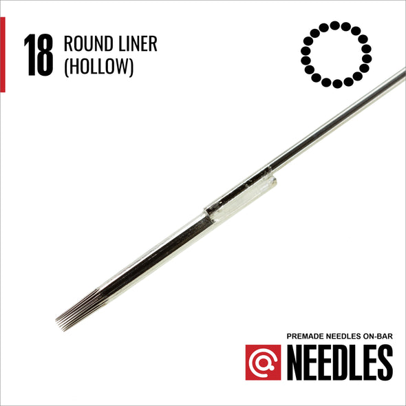 Halo Round Liners - Traditional On-Bar Needles-LegendRotary.com