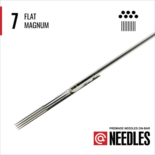 Flat Magnums - Traditional On-Bar Needles-LegendRotary.com