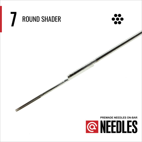 Round Shaders- Traditional On-Bar Needles-LegendRotary.com